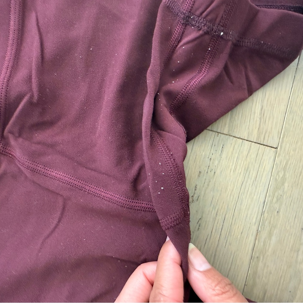 Lululemon Maroon Athletic Shorts - Picture 3 of 3